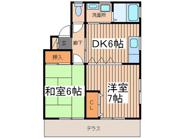 セピアコート壱番館の物件間取画像